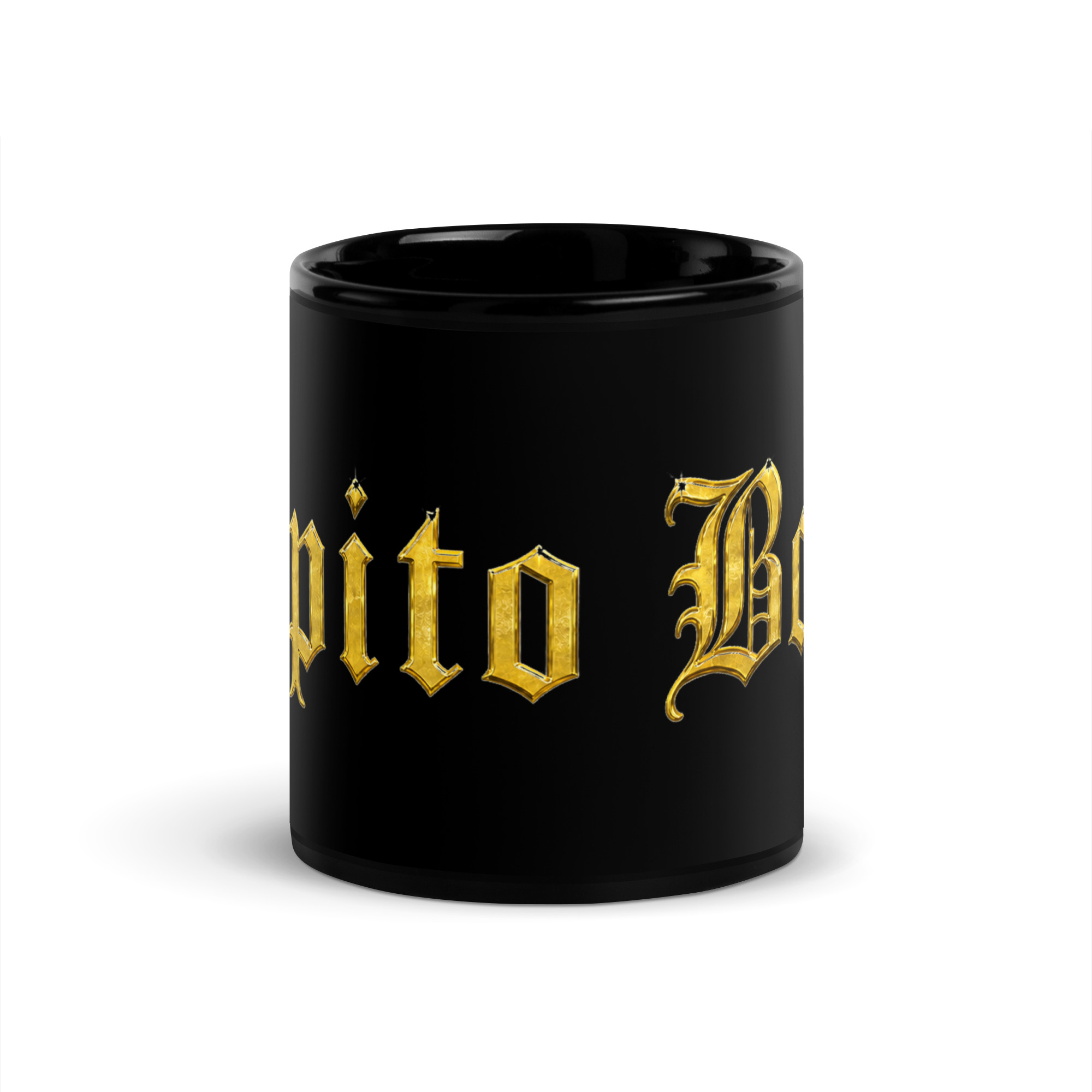 Taza negra brillante - Image 3