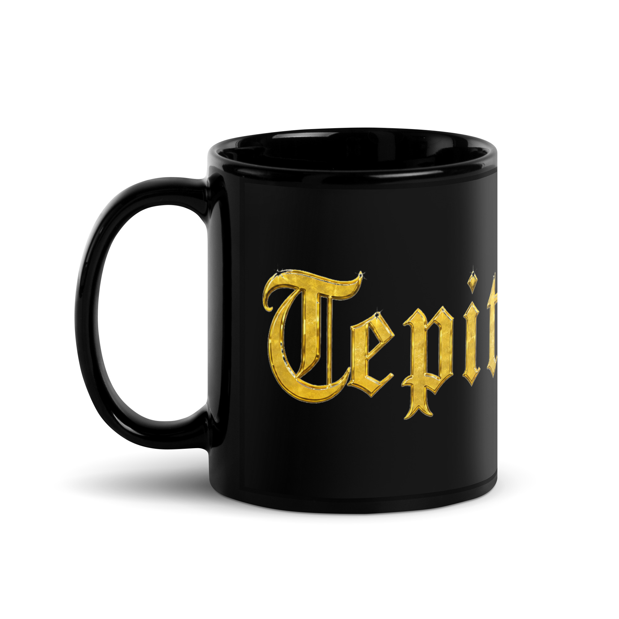 Taza negra brillante - Image 2