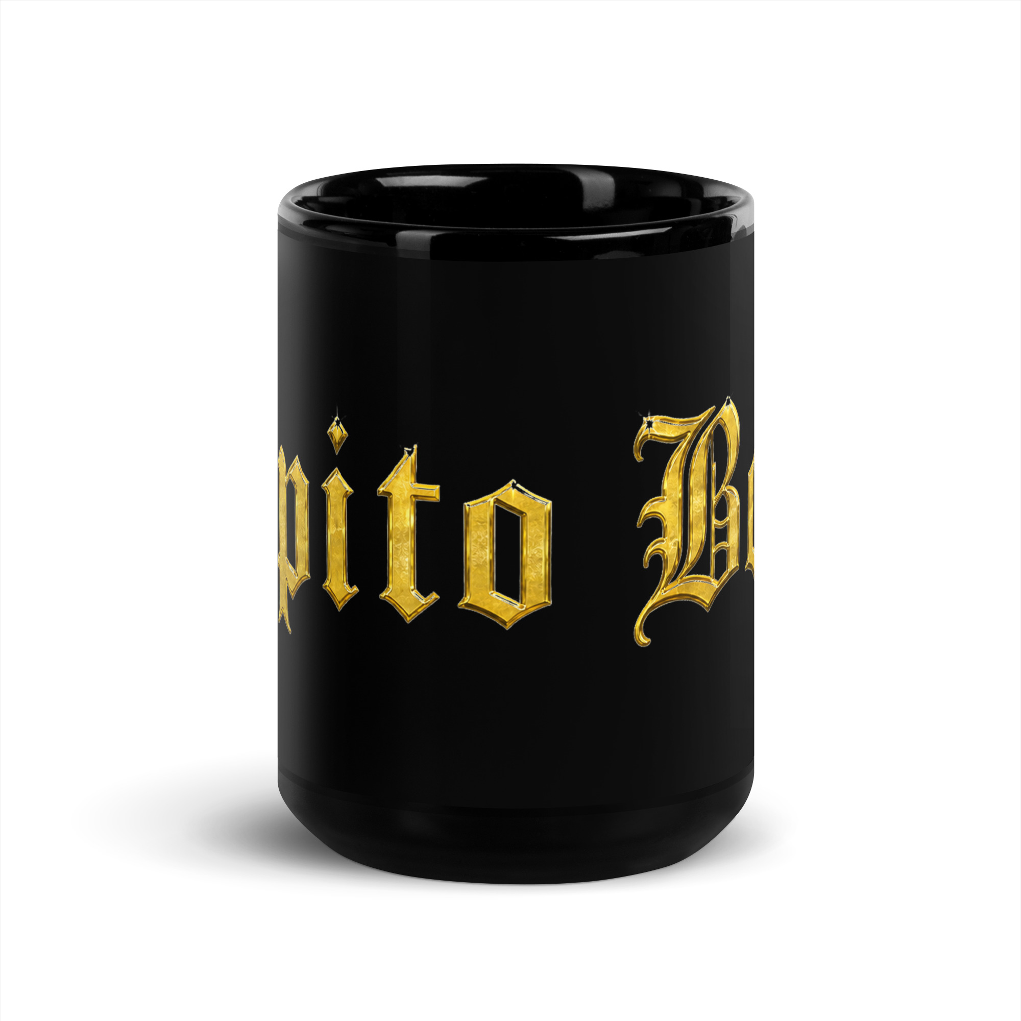 Taza negra brillante - Image 6